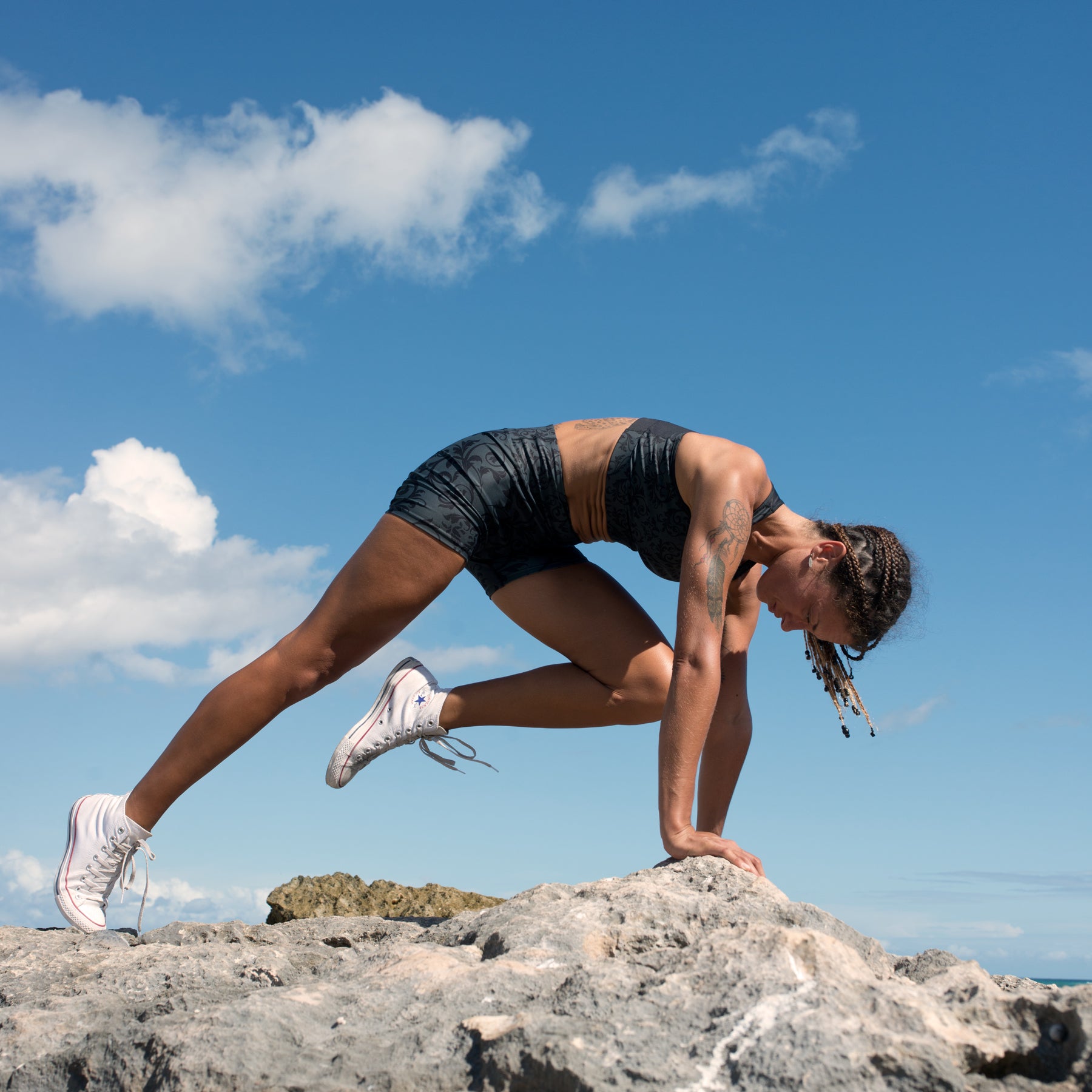  Core 10 Womens Spectrum High-Waist Capri Yoga Legging