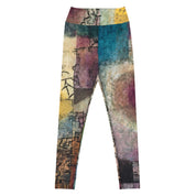 High Rise Leggings - Klee's Abstract Illusion