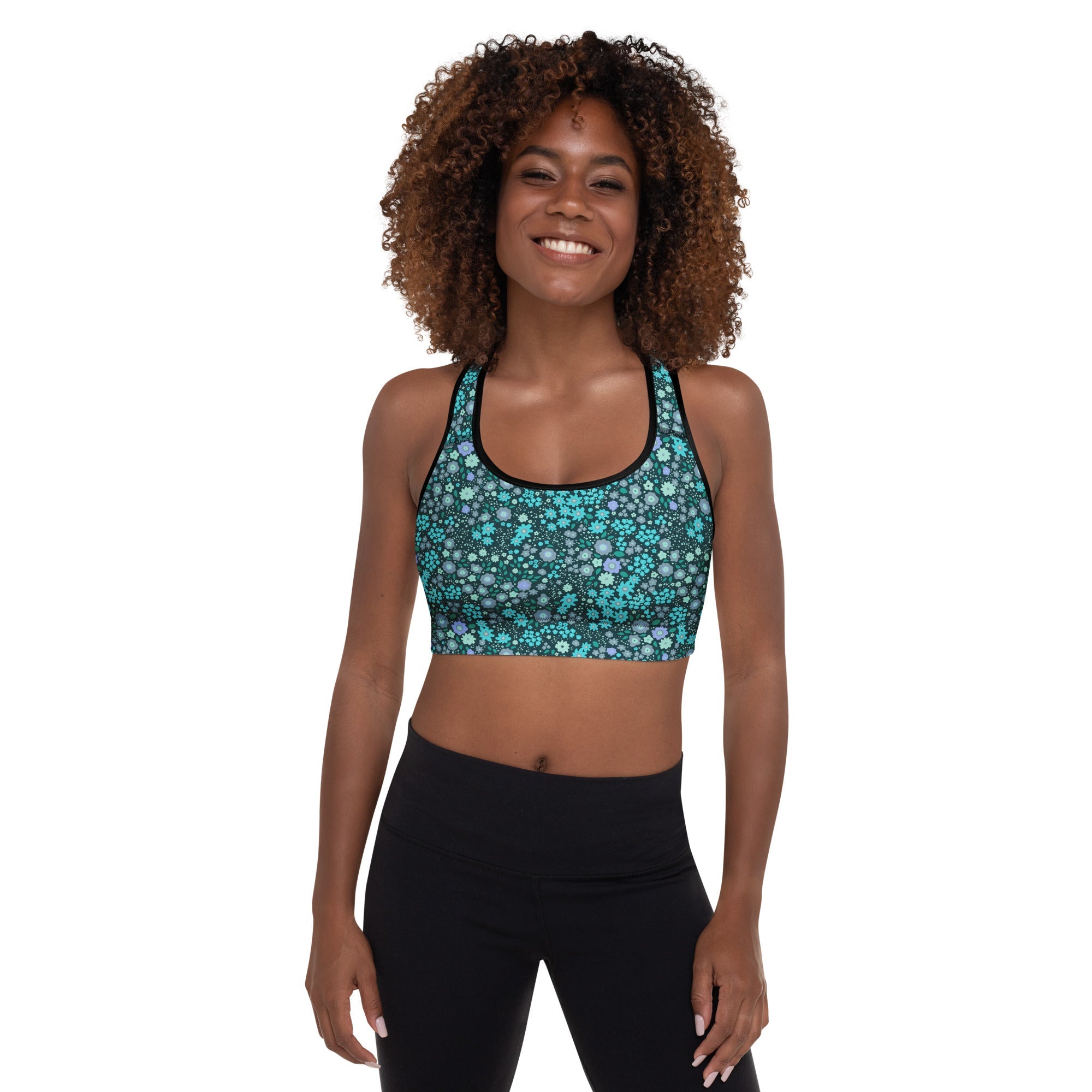 Freedom Padded Sports Bra - Daisy Daze 4221450_10862