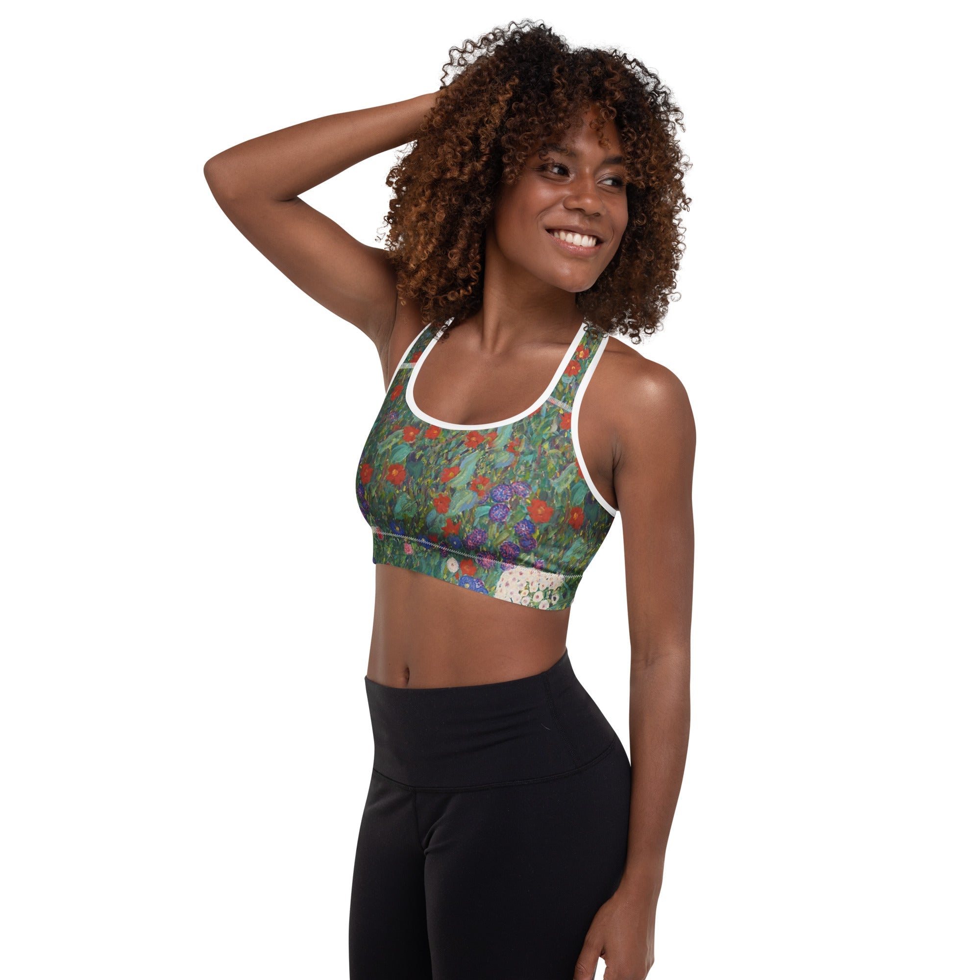 Freedom Padded Sports Bra - Klimt Sunflowers 4548144_10868