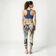 High Rise Leggings - Kandinsky Segment Bleu 3873040_8353