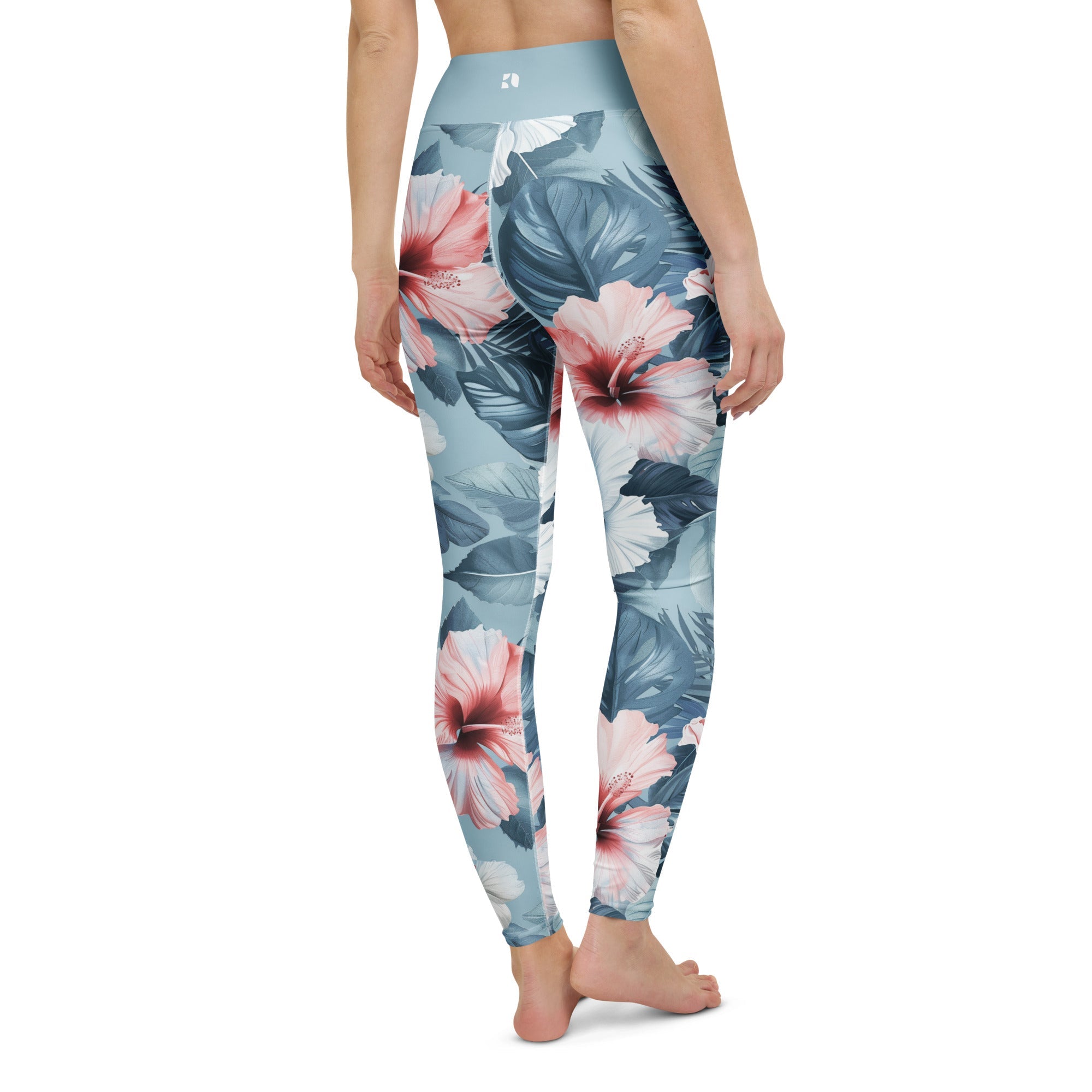 High Rise Leggings - Summer Hibiscus 5315873_8353