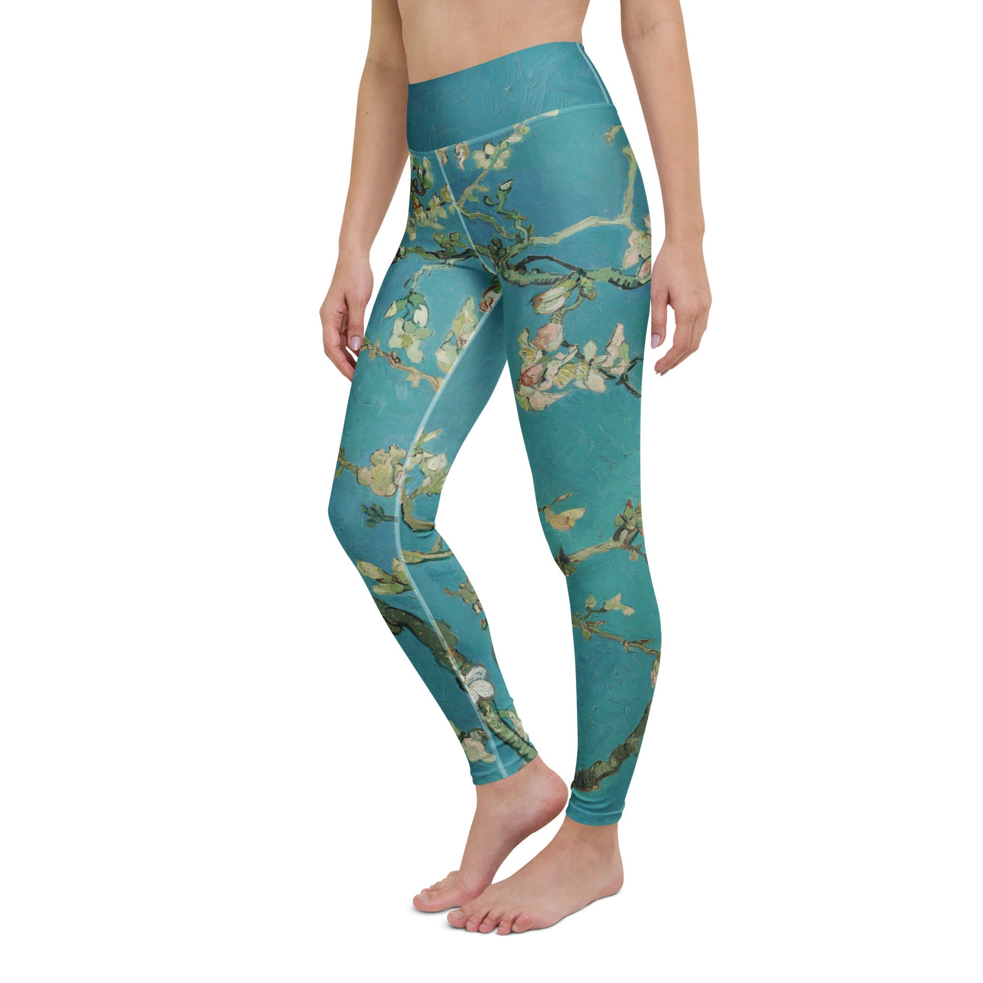 High Rise Leggings - Van Gogh Almond Blossoms 7936020_8353