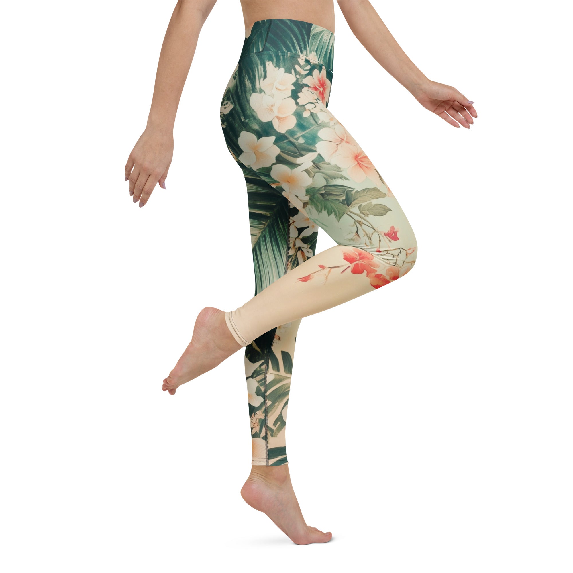 High Rise Yoga Leggings - Birdsong Blush 7513518_8353