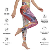 High Rise Yoga Leggings - Bloom Trip 3849478_8353