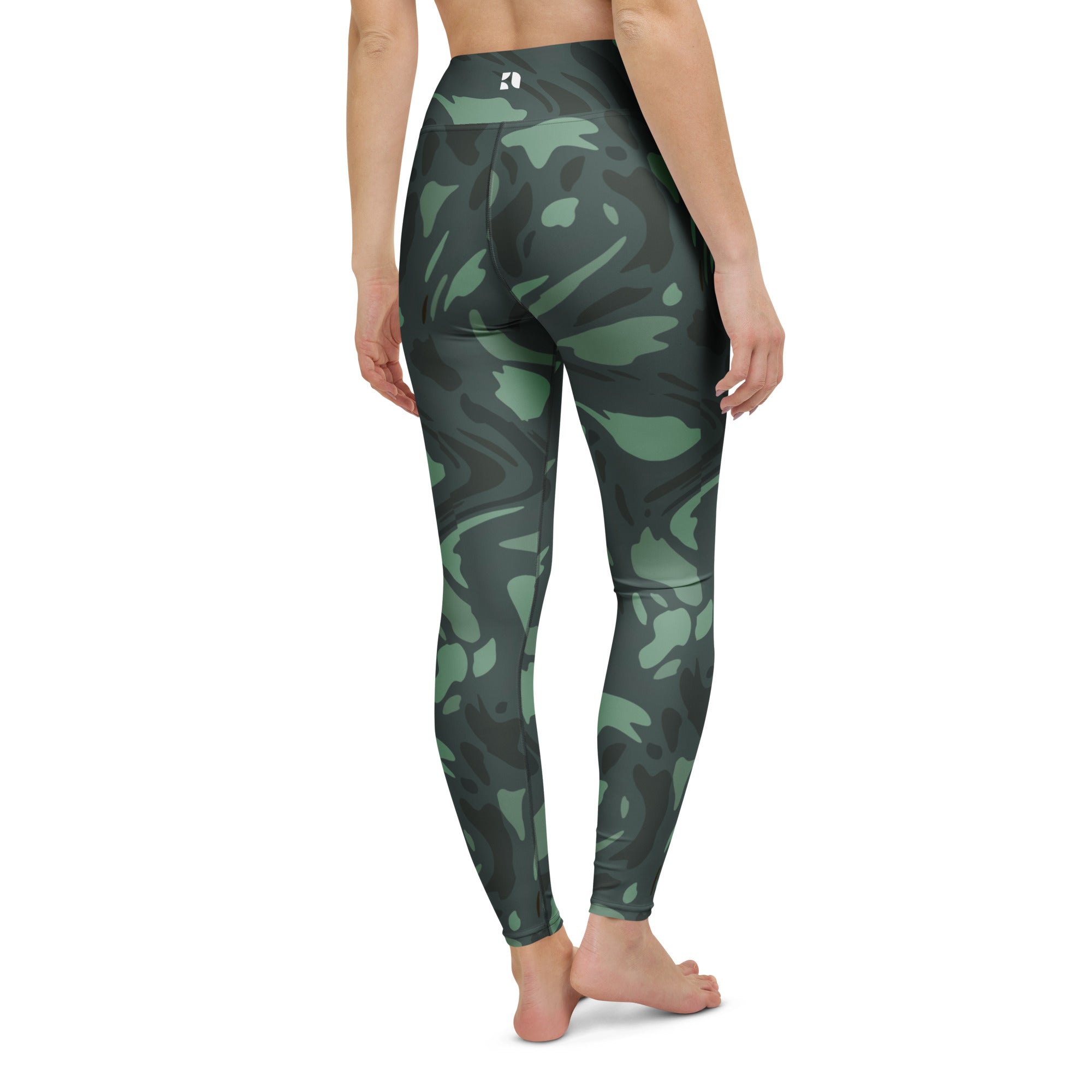High Rise Yoga Leggings - Camo Flow 8455496_8353