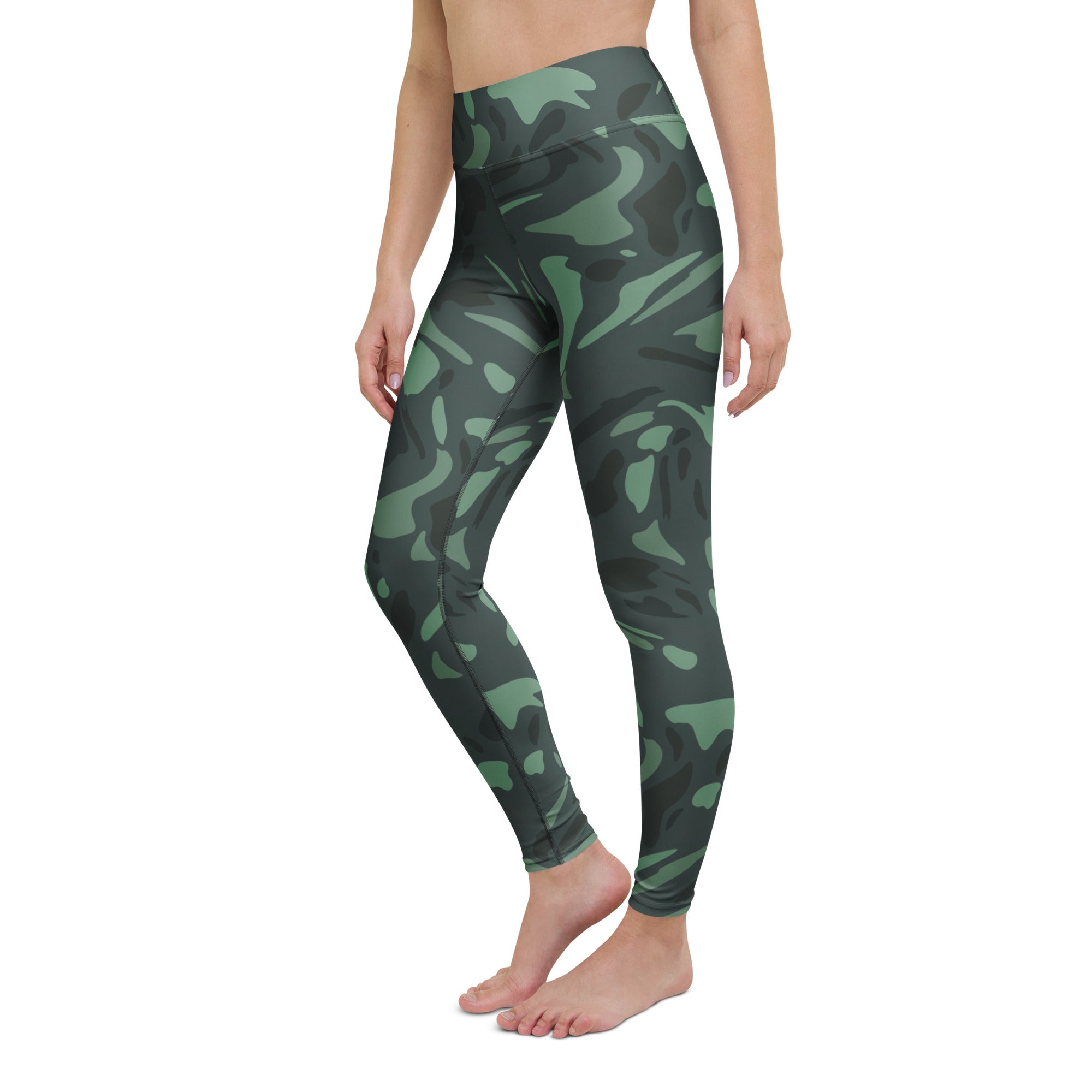 High Rise Yoga Leggings - Camo Flow 8455496_8353