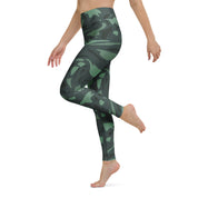 High Rise Yoga Leggings - Camo Flow 8455496_8353