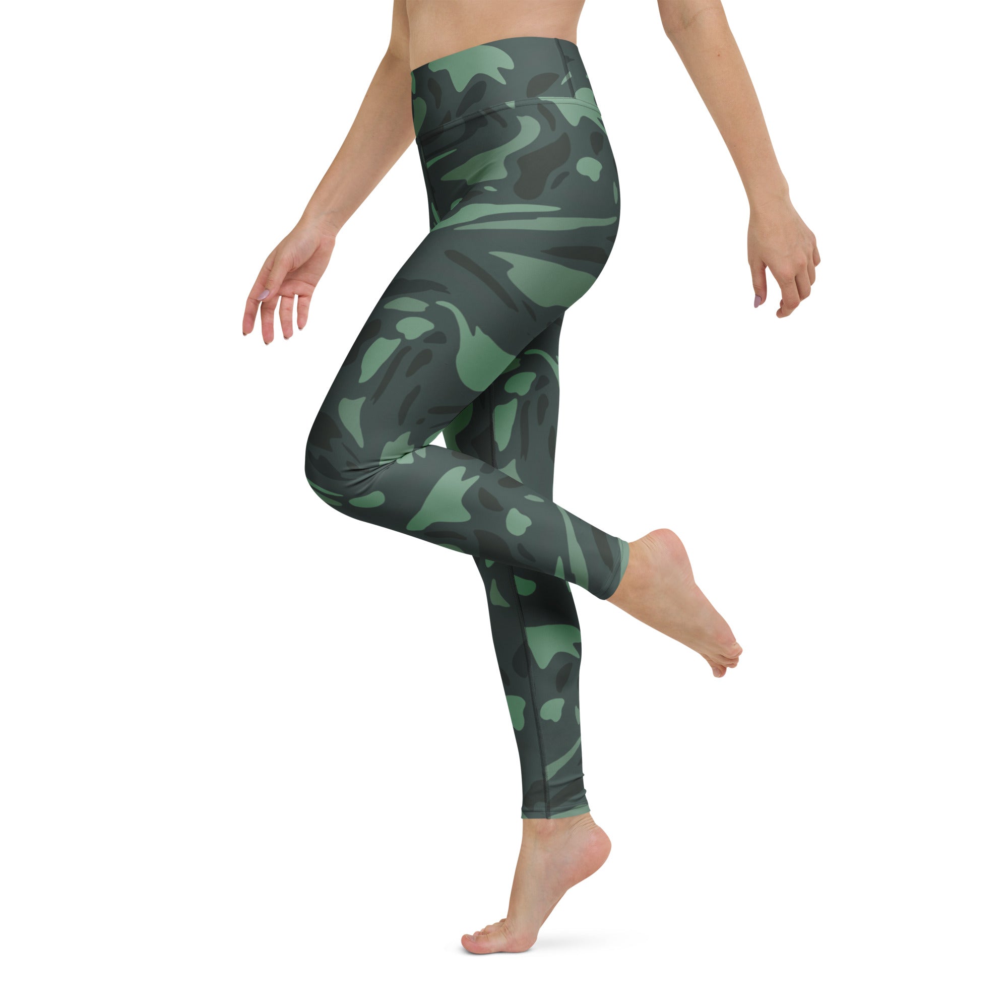 High Rise Yoga Leggings - Camo Flow 8455496_8353