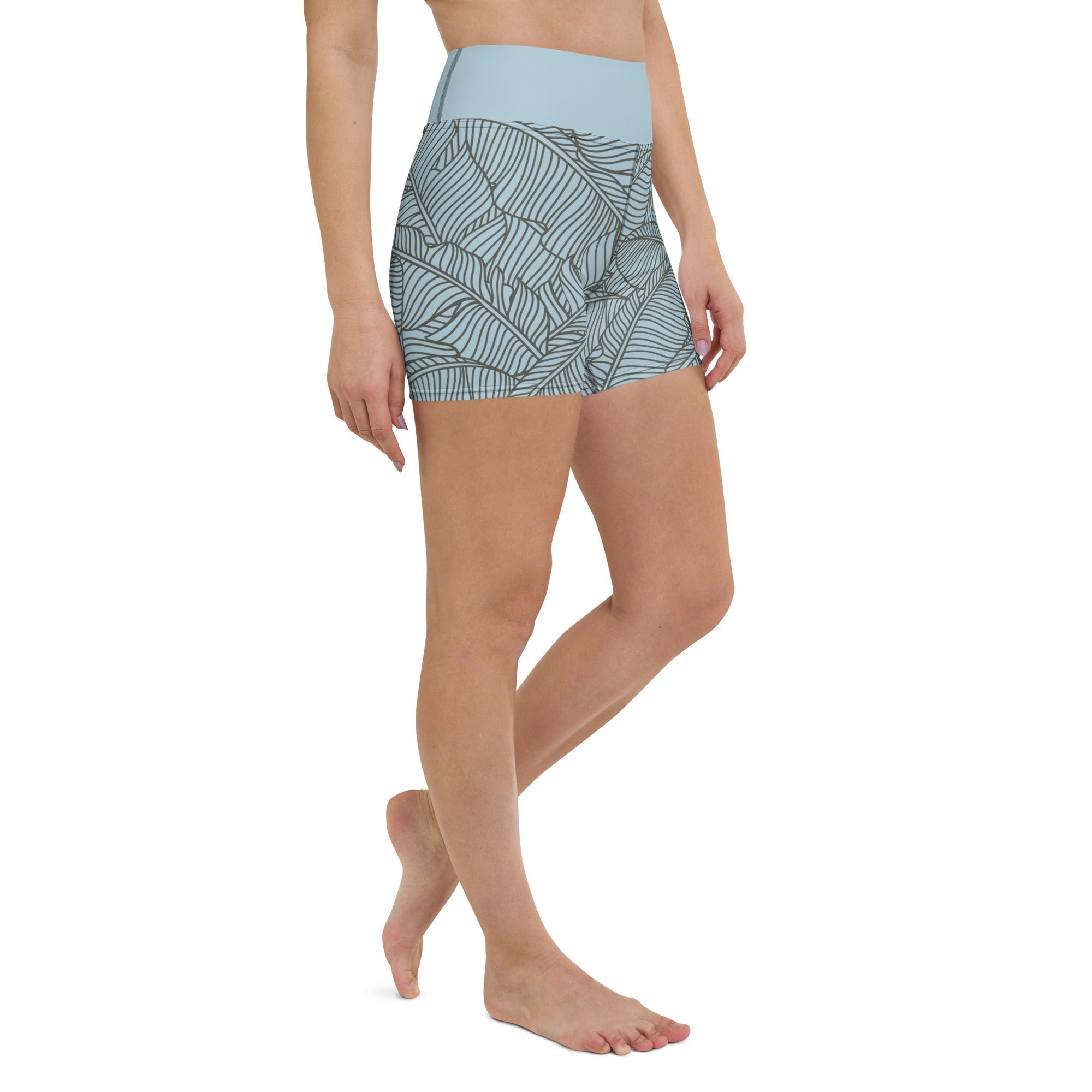 Yoga Shorts - Leaves 4149074_9079