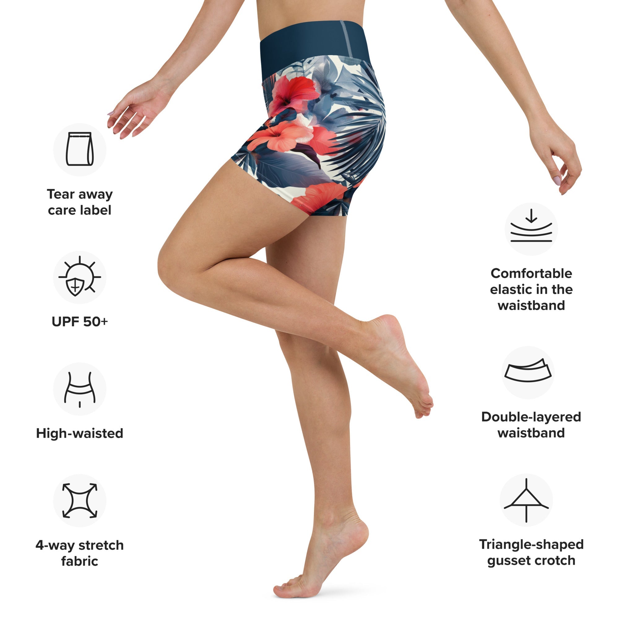 Yoga Shorts - Tropic Tease 9297426_9079