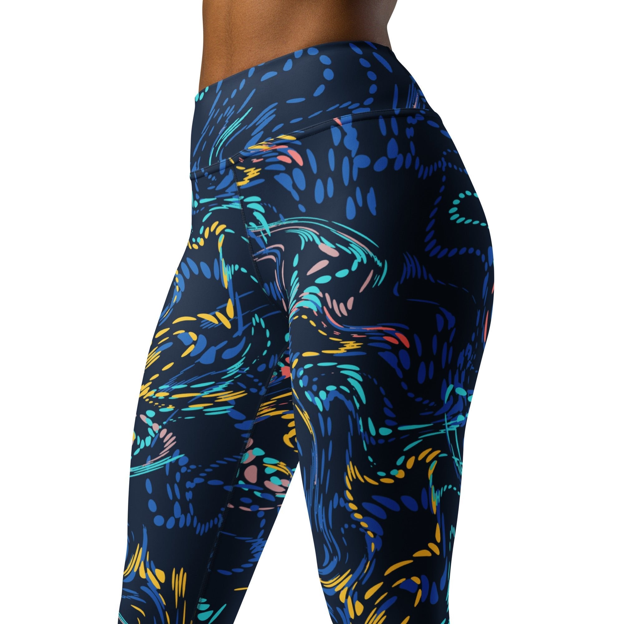 High Rise - Swirls in Blue 649449240088D_XS