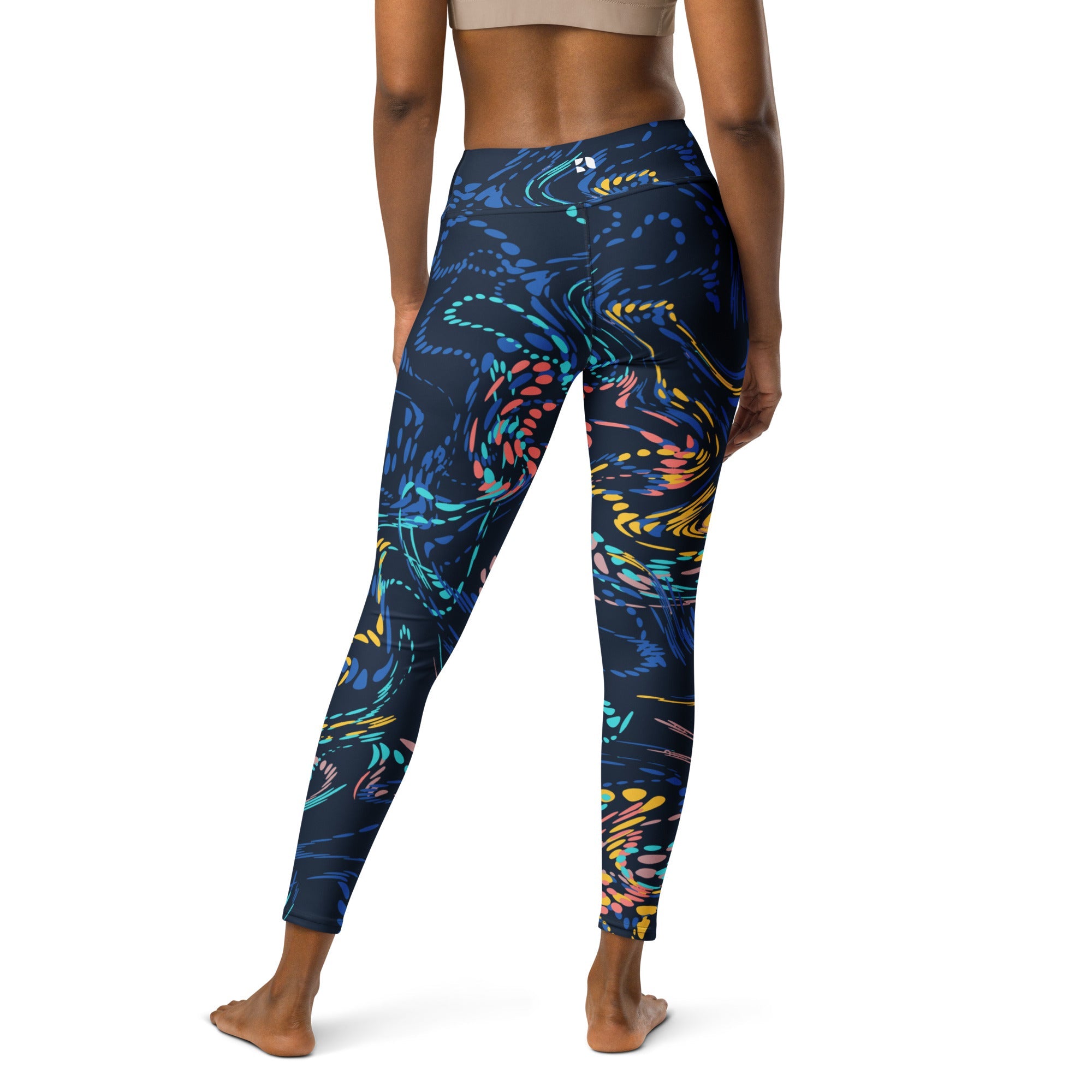 High Rise - Swirls in Blue 649449240088D_XS
