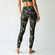 High Rise Leggings - Groovy Garden