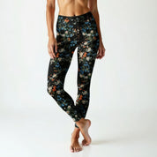 High Rise Leggings - Groovy Garden