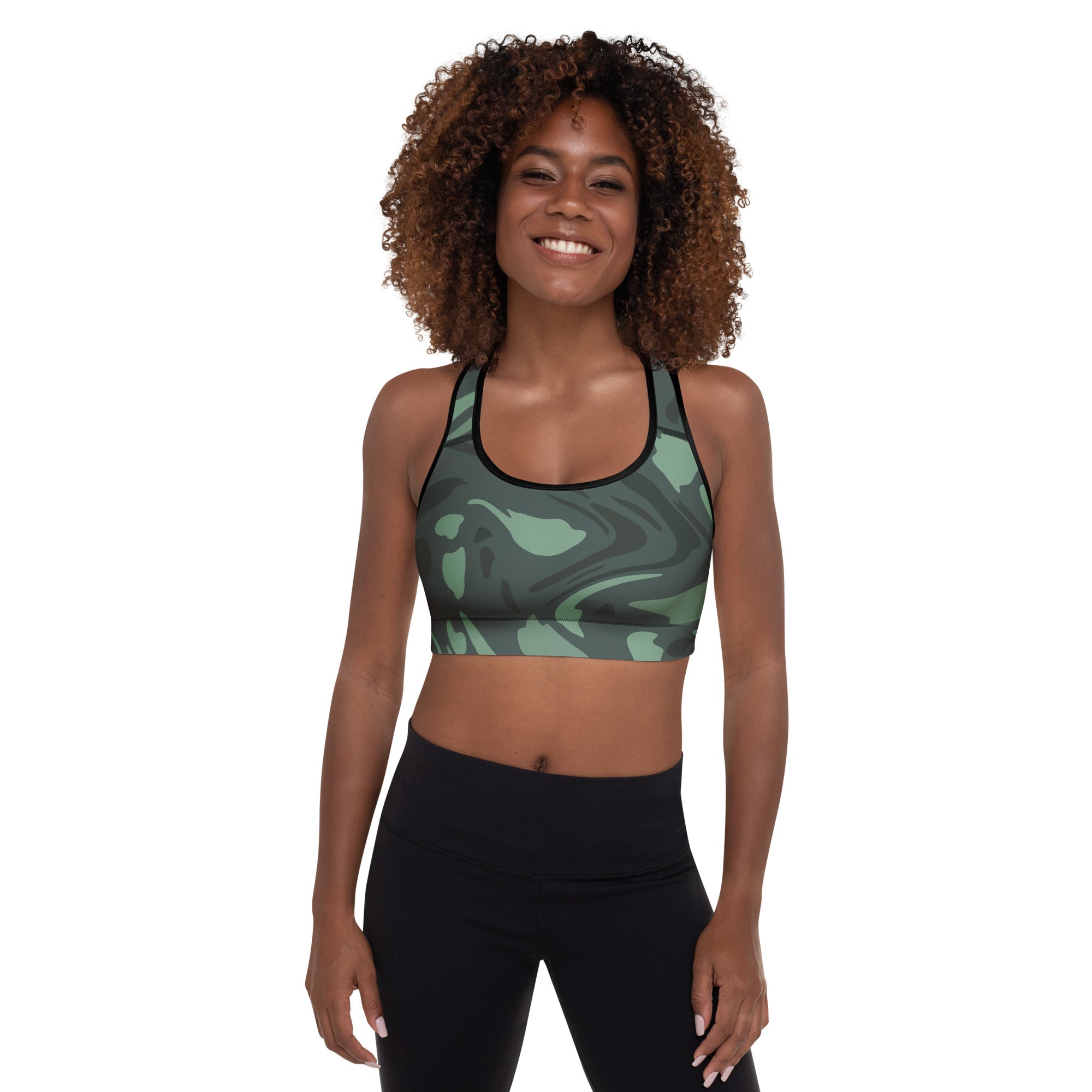 Freedom Padded Sports Bra - Camo Flow 4340389_10862