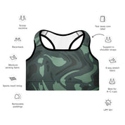 Freedom Padded Sports Bra - Camo Flow 4340389_10862