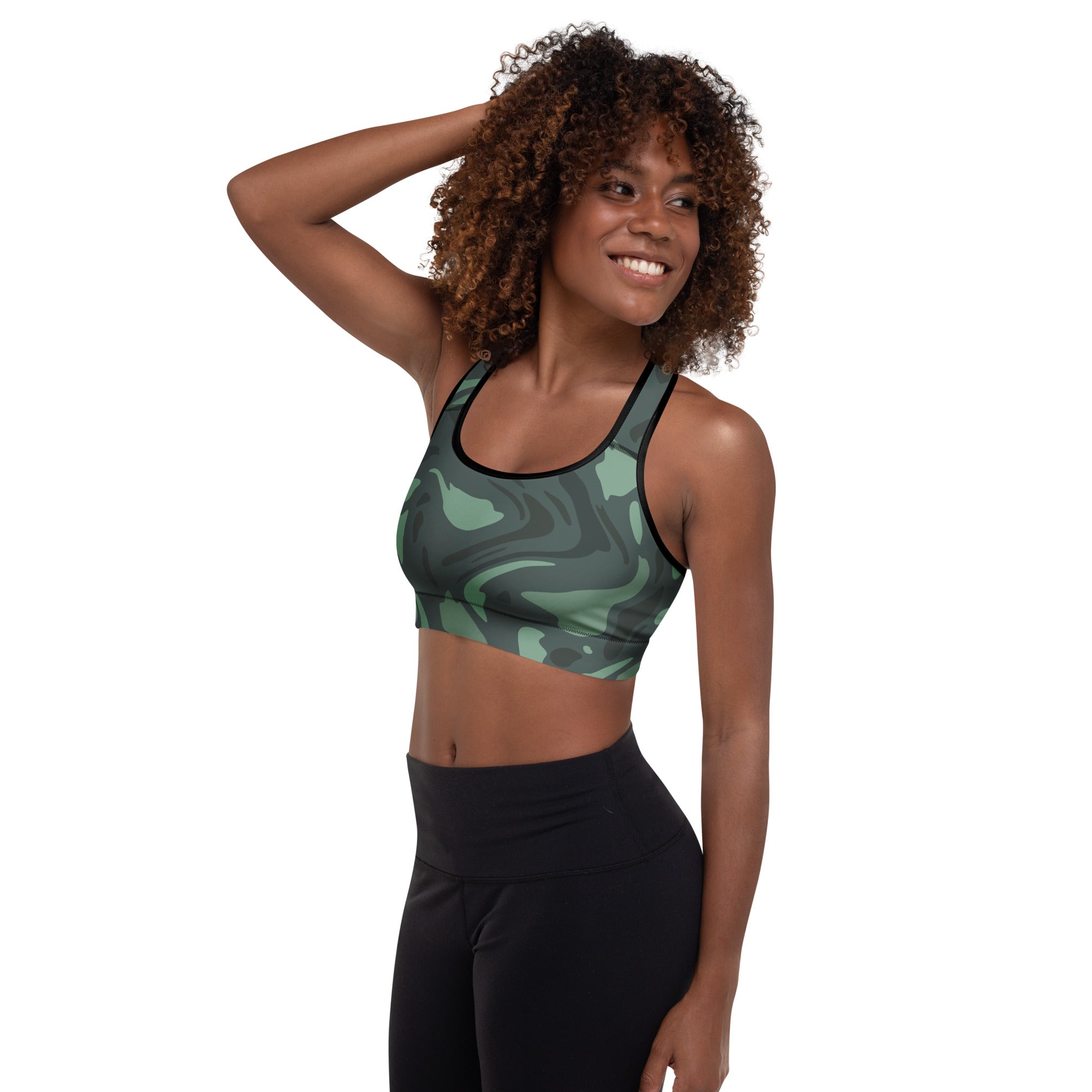 Freedom Padded Sports Bra - Camo Flow 4340389_10862
