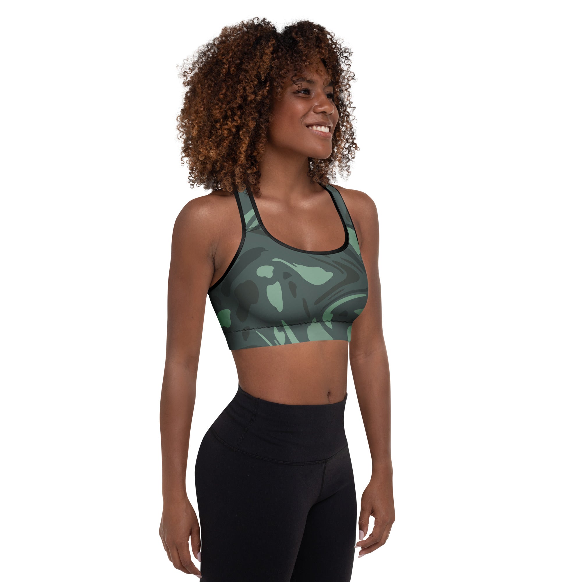 Freedom Padded Sports Bra - Camo Flow 4340389_10862