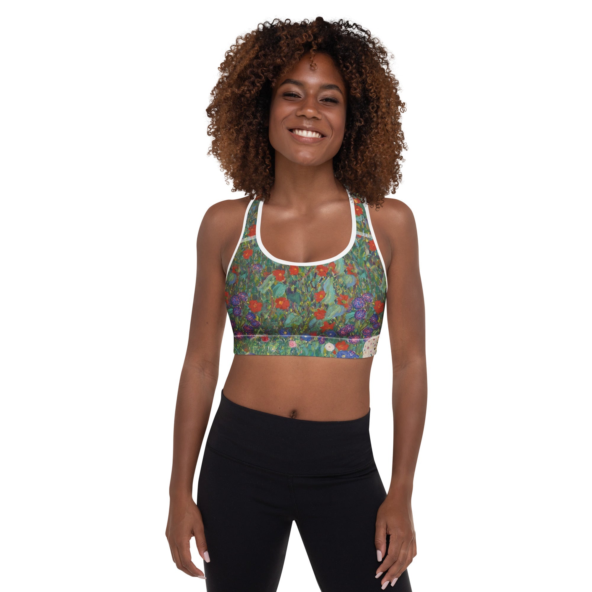 Freedom Padded Sports Bra - Klimt Sunflowers 4548144_10868