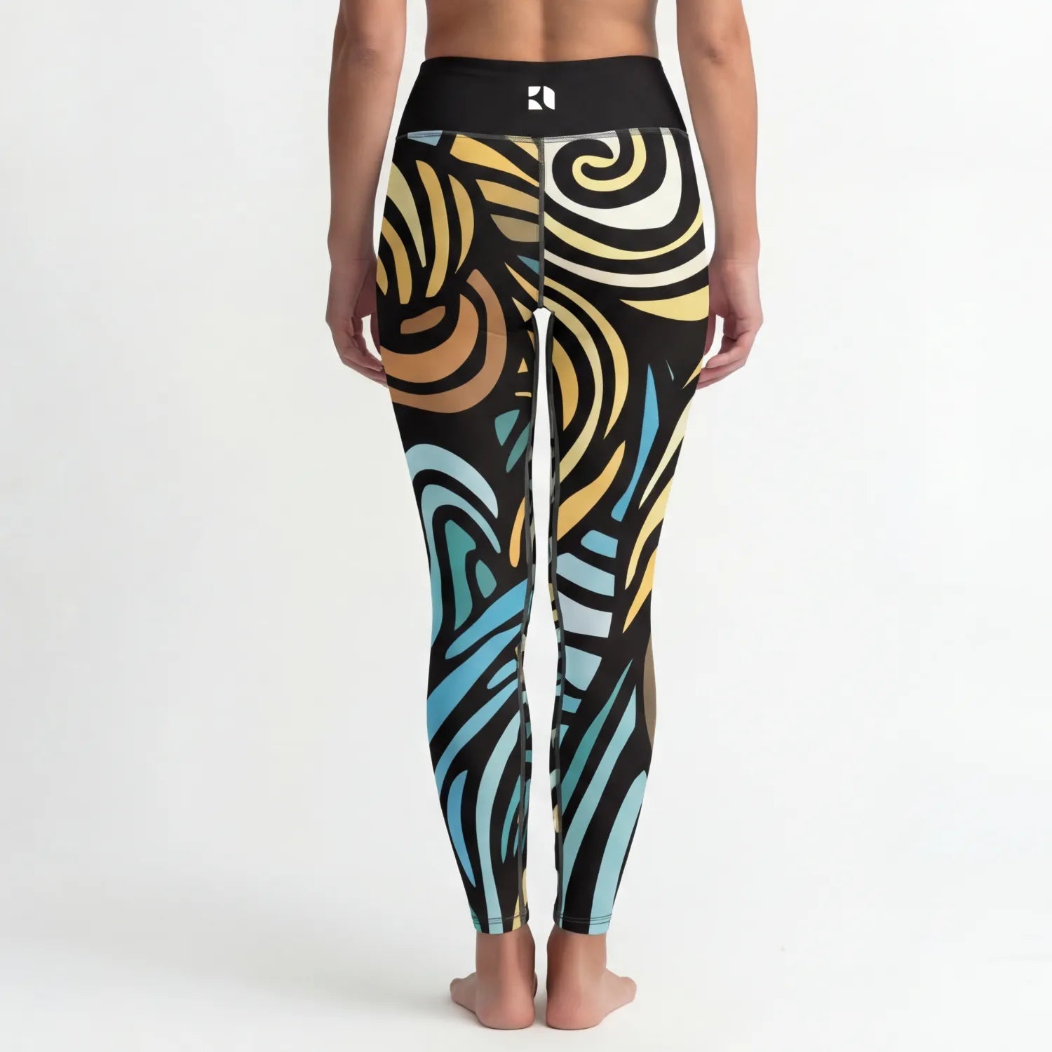 High Rise Leggings - Colourful Fantasy YL002XS