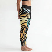 High Rise Leggings - Colourful Fantasy YL002XS