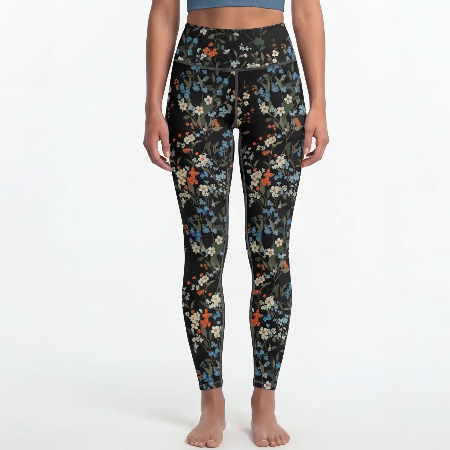 High Rise Leggings - Groovy Garden 3041222_8353
