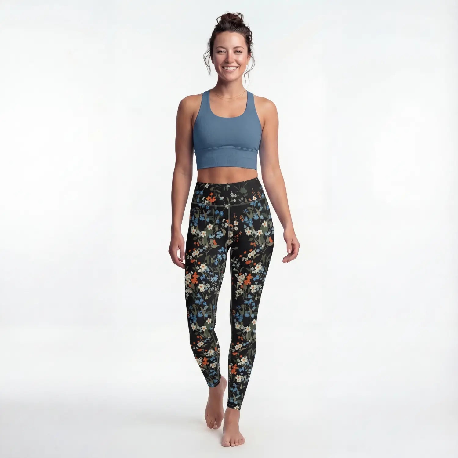 High Rise Leggings - Groovy Garden 3041222_8353
