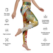High Rise Leggings - Kandinsky Green Center 8476325_8353