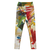 High Rise Leggings - Kandinsky Green Center 8476325_8353
