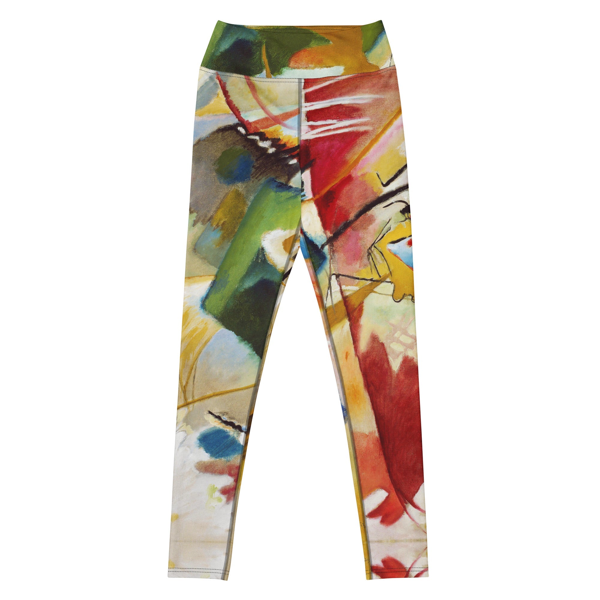 High Rise Leggings - Kandinsky Green Center 8476325_8353