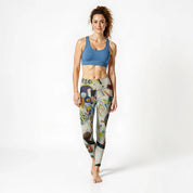 High Rise Leggings - Kandinsky Segment Bleu 3873040_8353