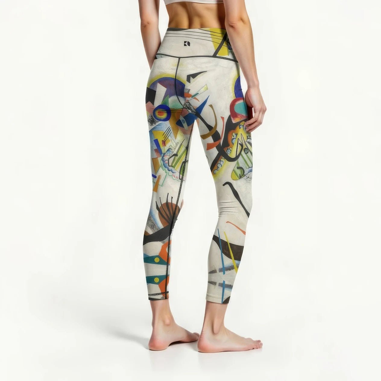 High Rise Leggings - Kandinsky Segment Bleu 3873040_8353