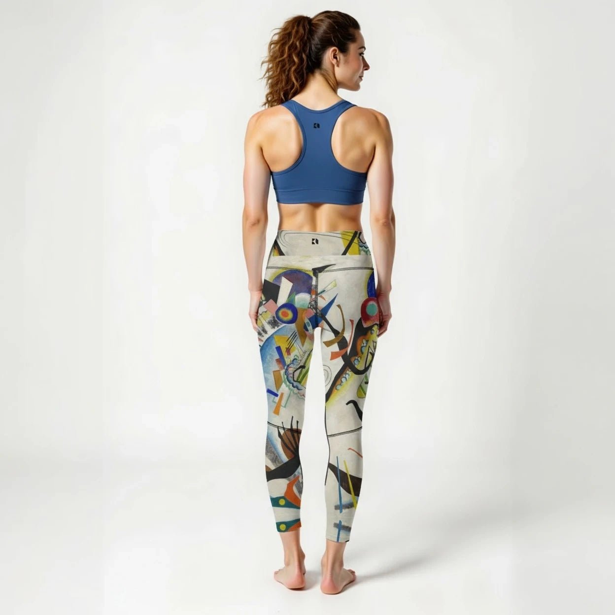 High Rise Leggings - Kandinsky Segment Bleu 3873040_8353