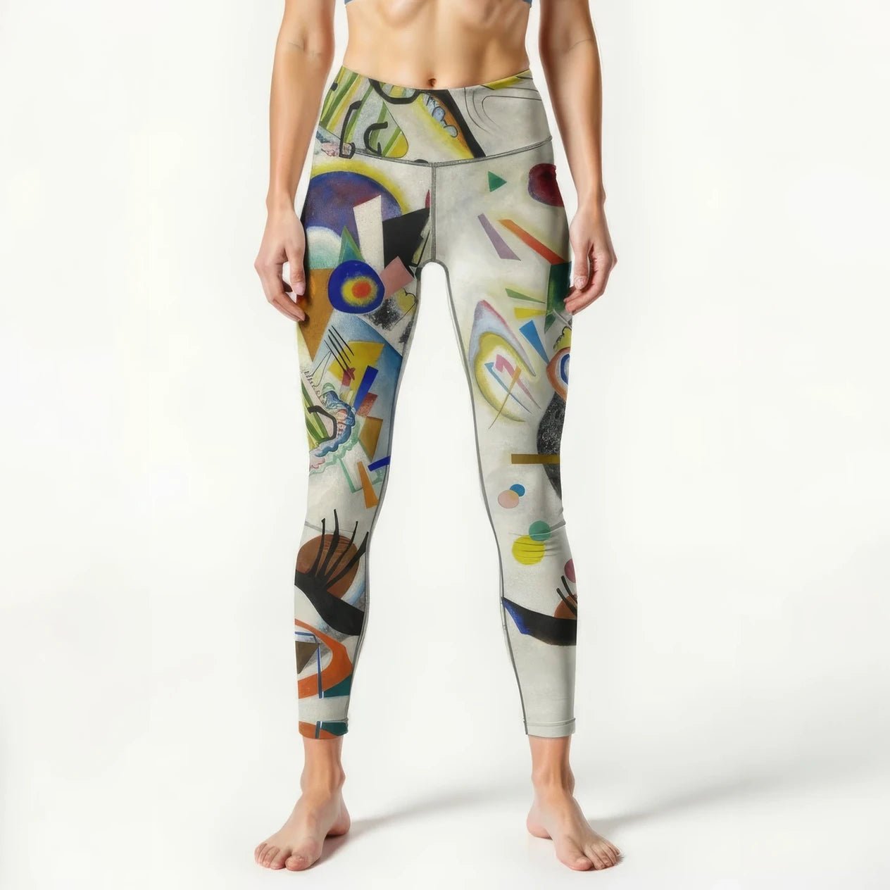 High Rise Leggings - Kandinsky Segment Bleu 3873040_8353