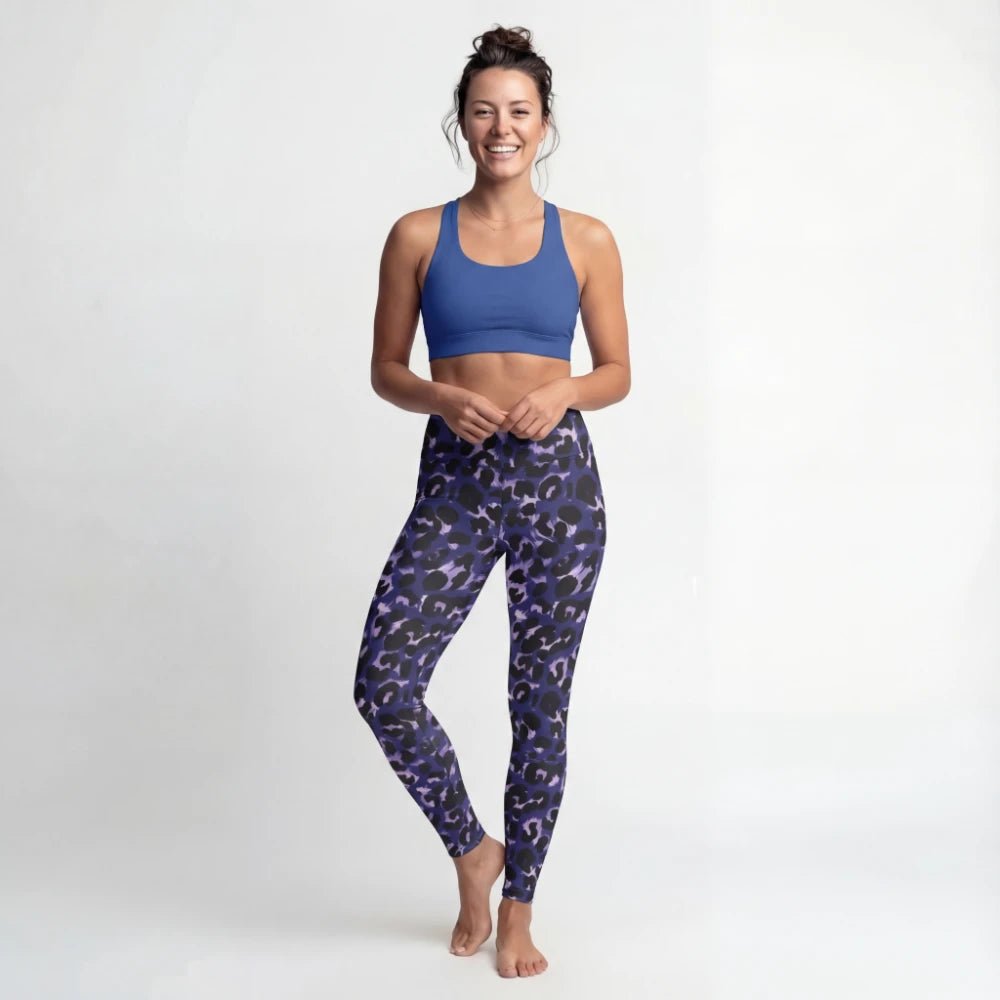 High Rise Leggings - Midnight Panther 3888840_8353