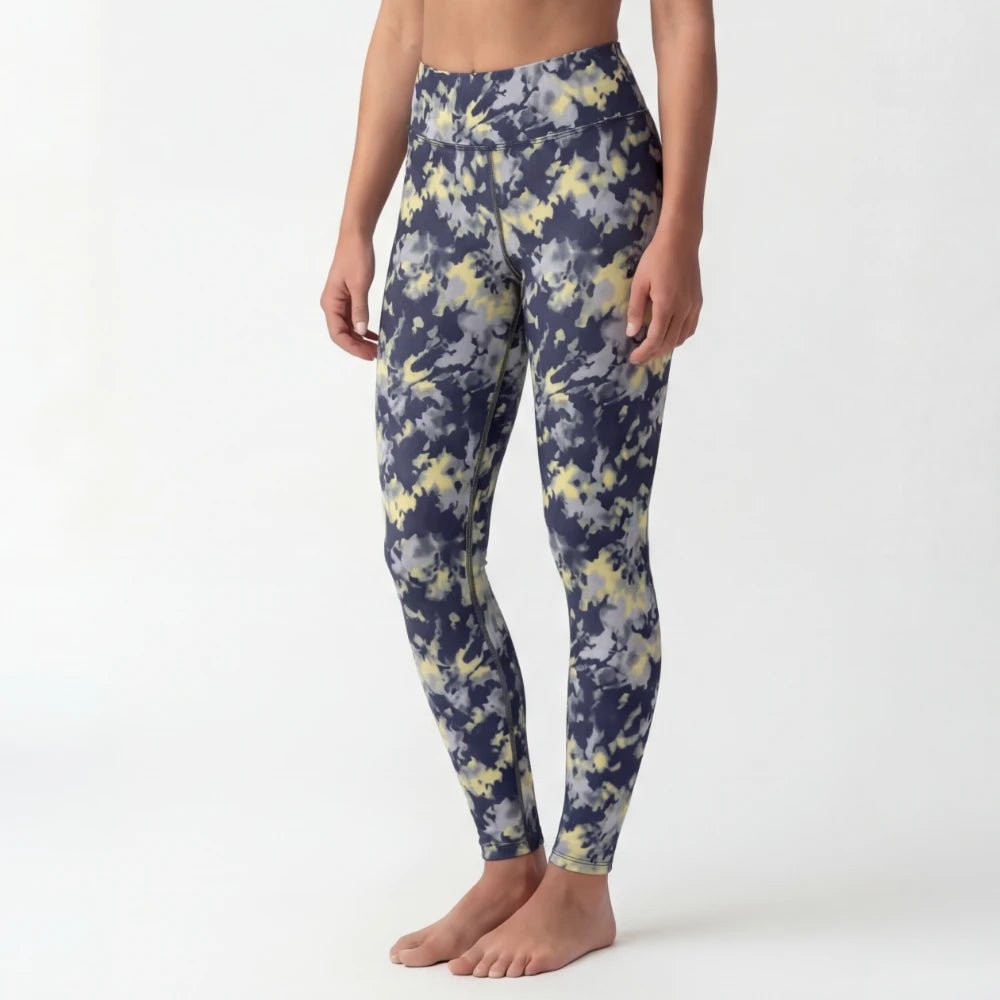 High Rise Leggings Power Camo Blue Yellow 9816803_8353