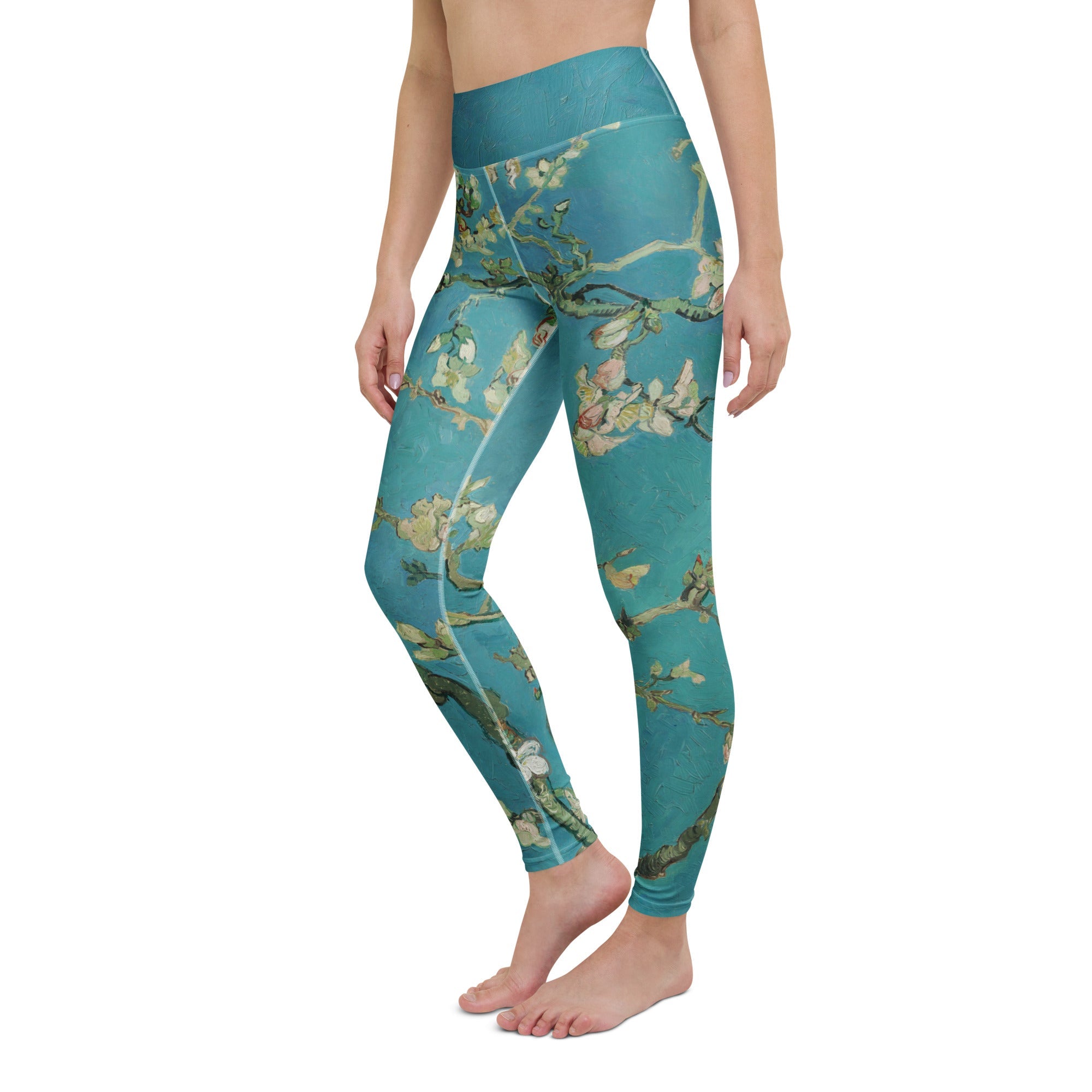 High Rise Leggings - Van Gogh Almond Blossoms 7936020_8353