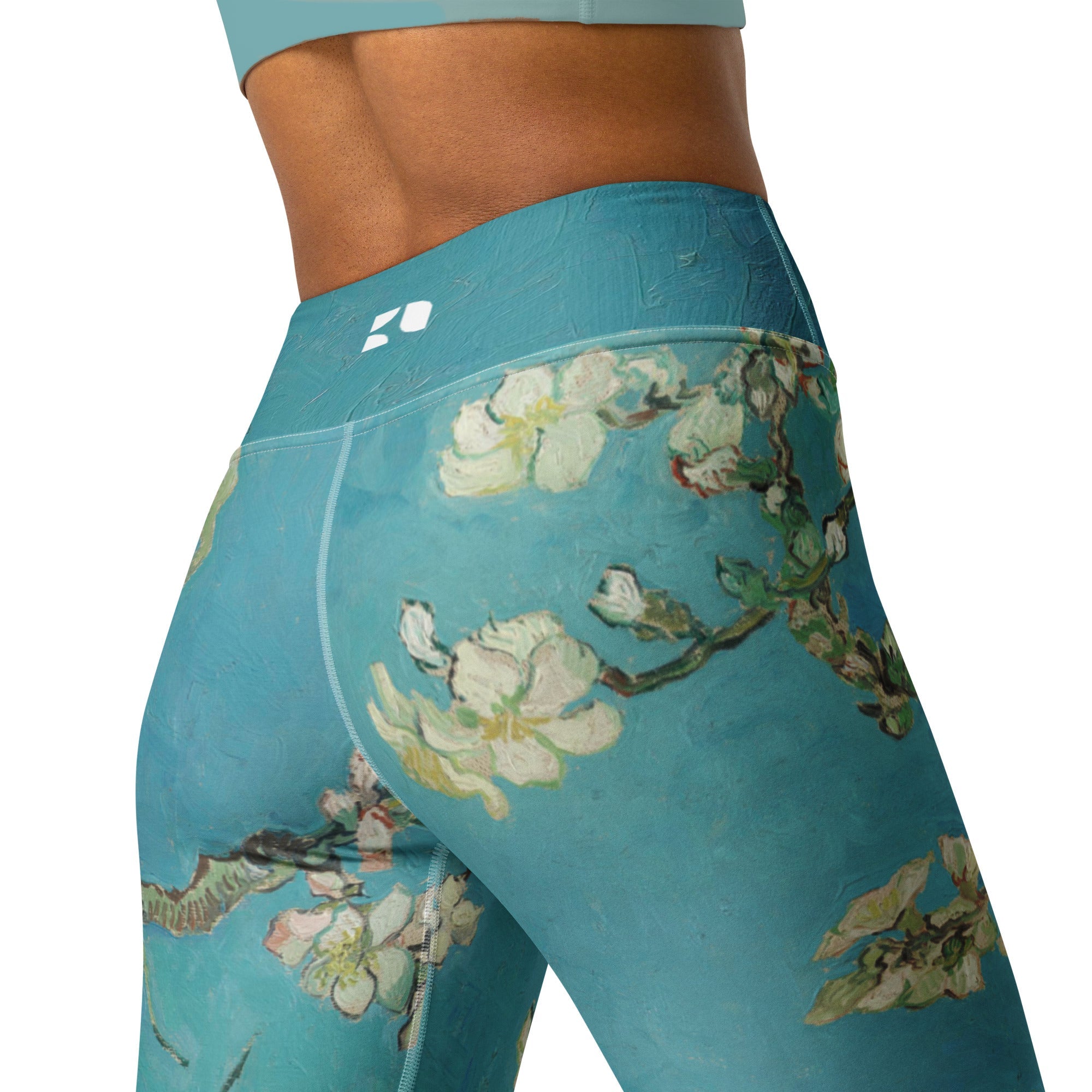 High Rise Leggings - Van Gogh Almond Blossoms 7936020_8353