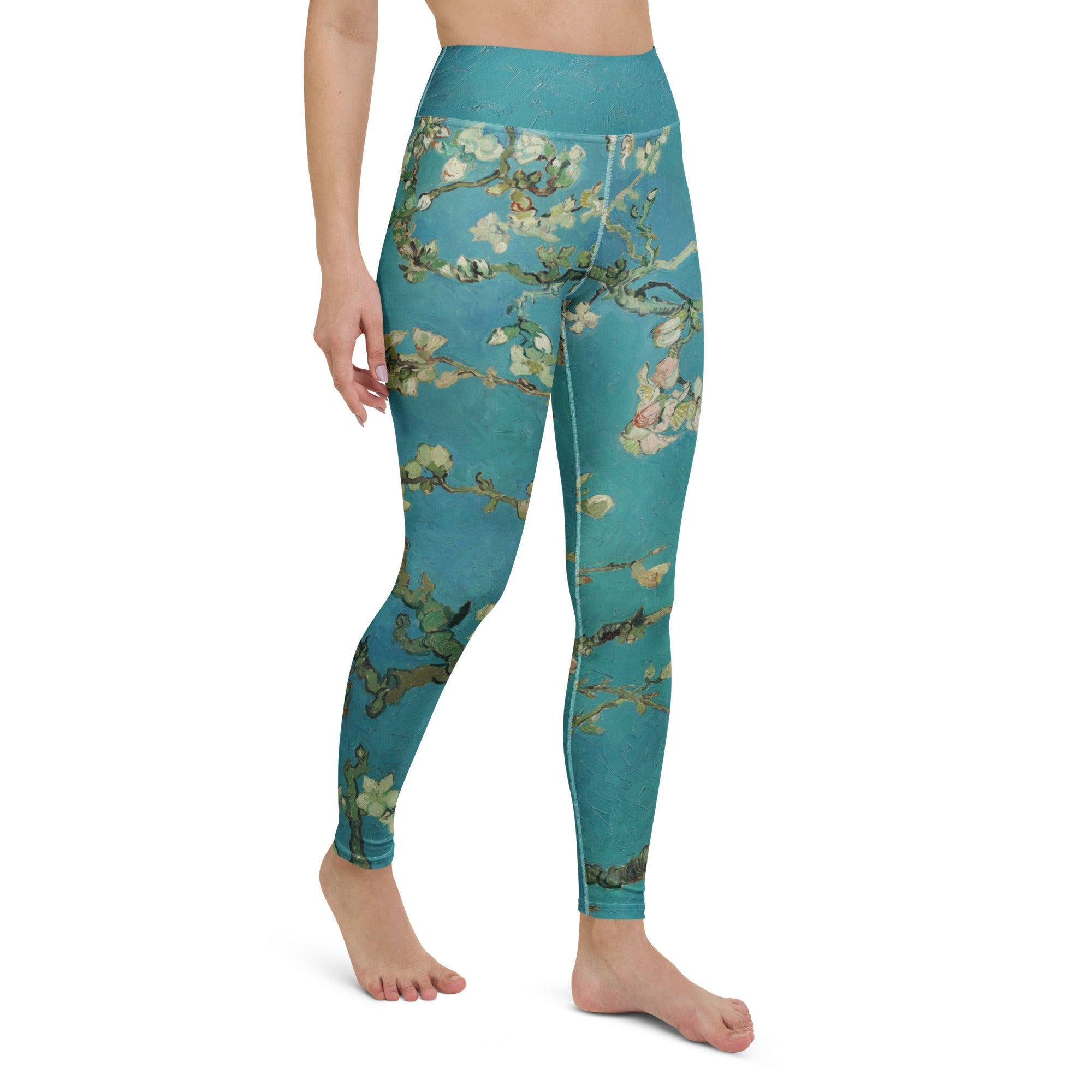 High Rise Leggings - Van Gogh Almond Blossoms 7936020_8353