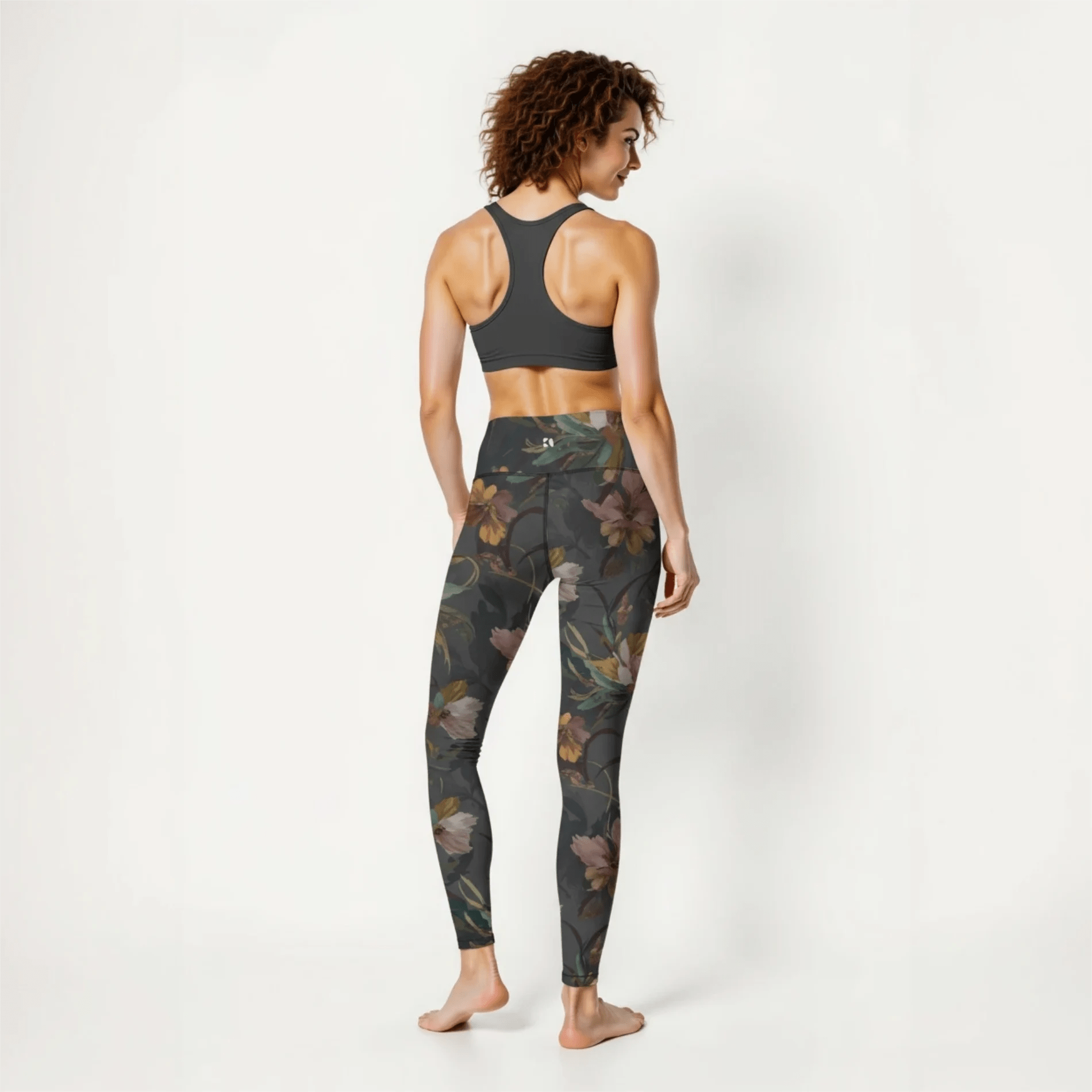 High Rise Leggings - Velvet Botanica 8783833_8353