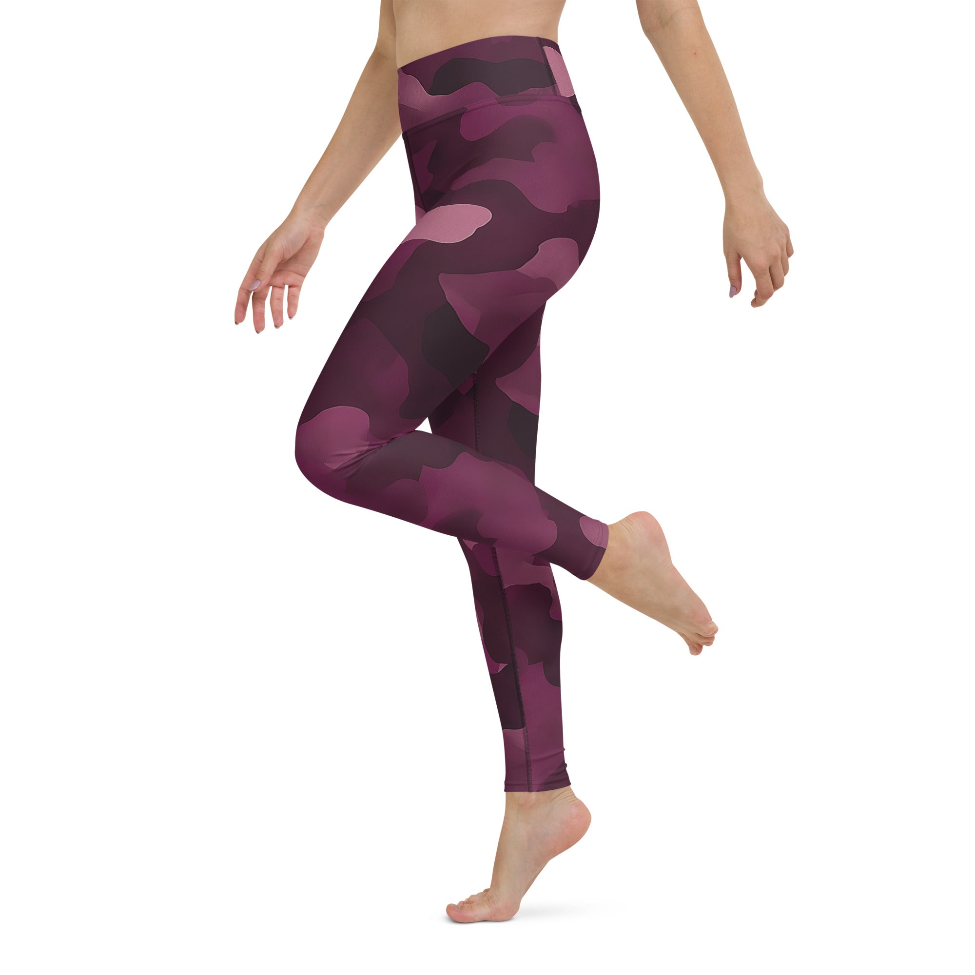 High Rise Yoga Leggings - Berry Sneaky 7993435_8353