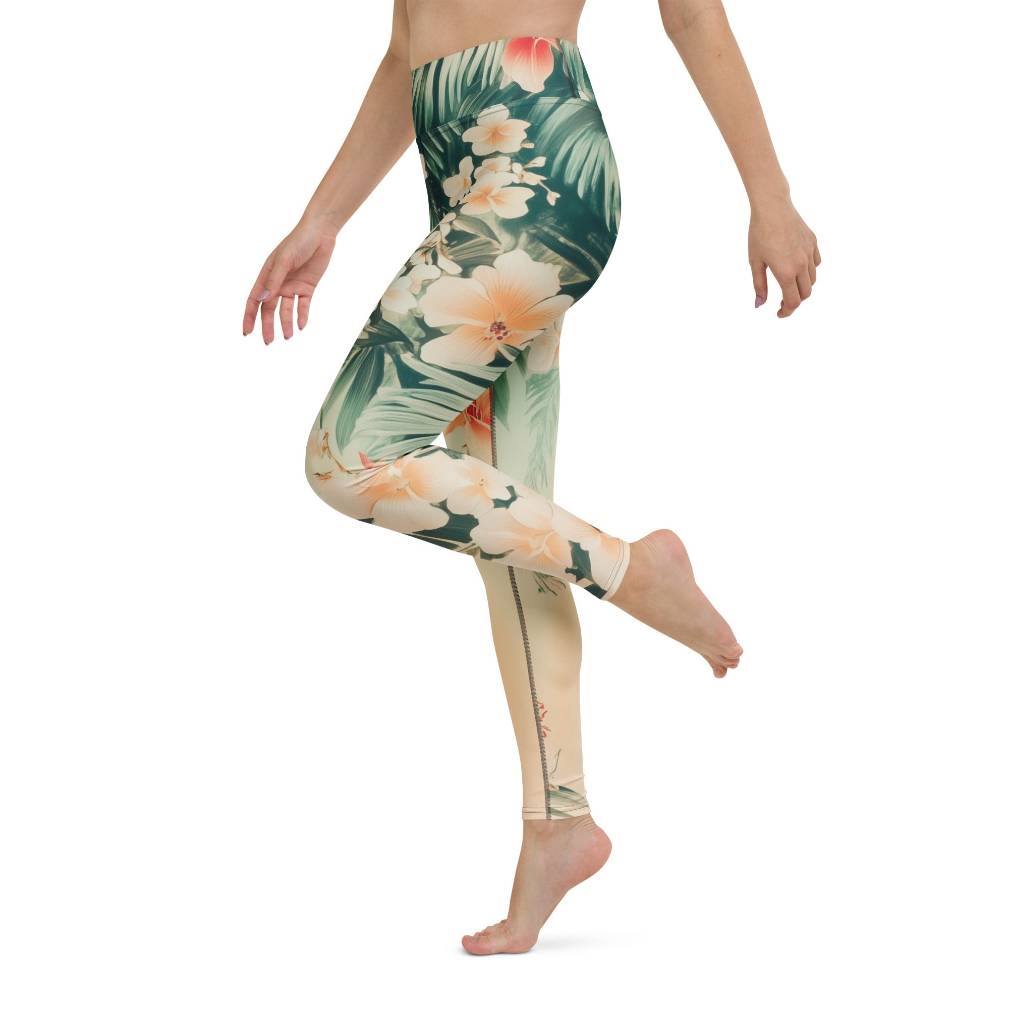 High Rise Yoga Leggings - Birdsong Blush 7513518_8353