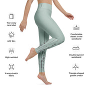 High Rise Yoga Leggings - Fresh Mint 4261546_8353