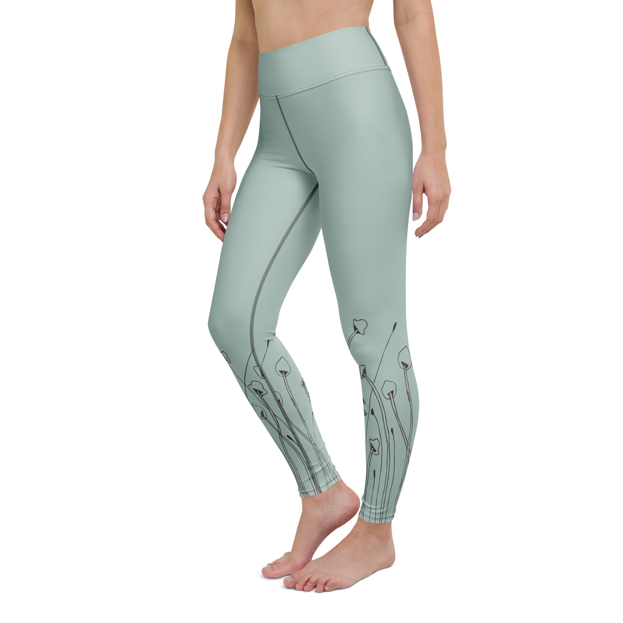 High Rise Yoga Leggings - Fresh Mint 4261546_8353