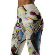 High Rise Yoga Leggings - Kandinsky Segment Bleu 3873040_8353