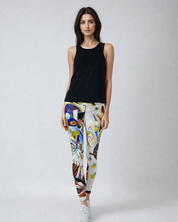 High Rise Yoga Leggings - Kandinsky Segment Bleu 3873040_8353