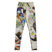 High Rise Yoga Leggings - Kandinsky Segment Bleu 3873040_8353