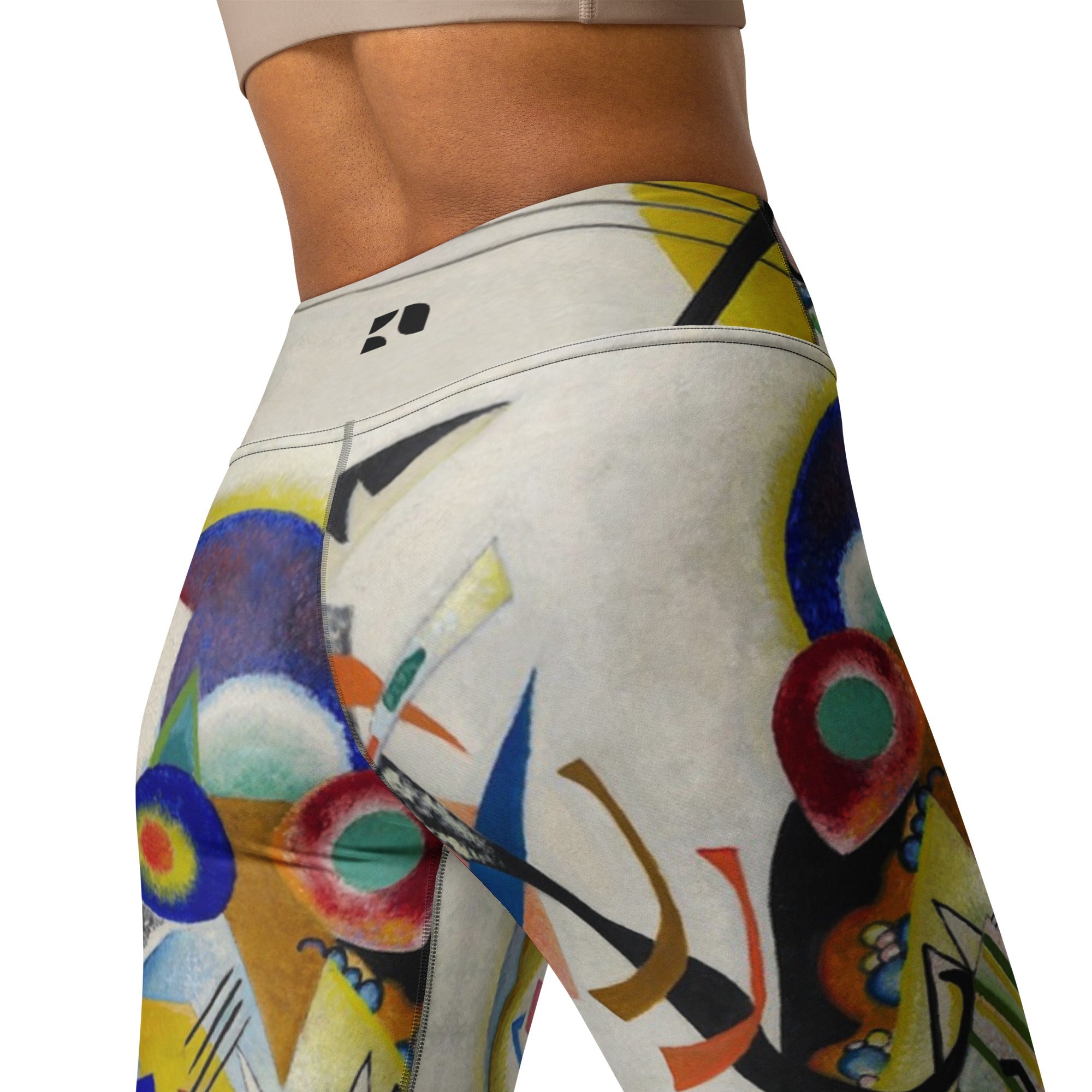 High Rise Yoga Leggings - Kandinsky Segment Bleu 3873040_8353