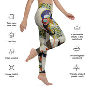 High Rise Yoga Leggings - Kandinsky Segment Bleu 3873040_8353